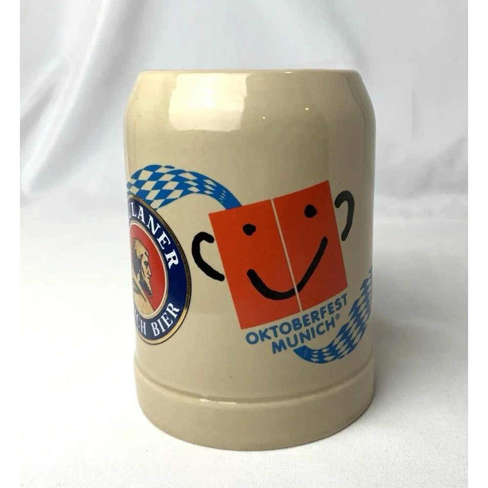 Paulaner Munich Bier Beer‎ Stein Mug Stoneware Vintage Oktoberfest 2002 Germany